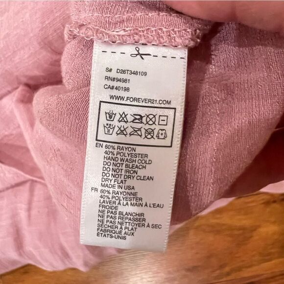 Forever 21 Pink ruffle tank - Picture 5 of 5